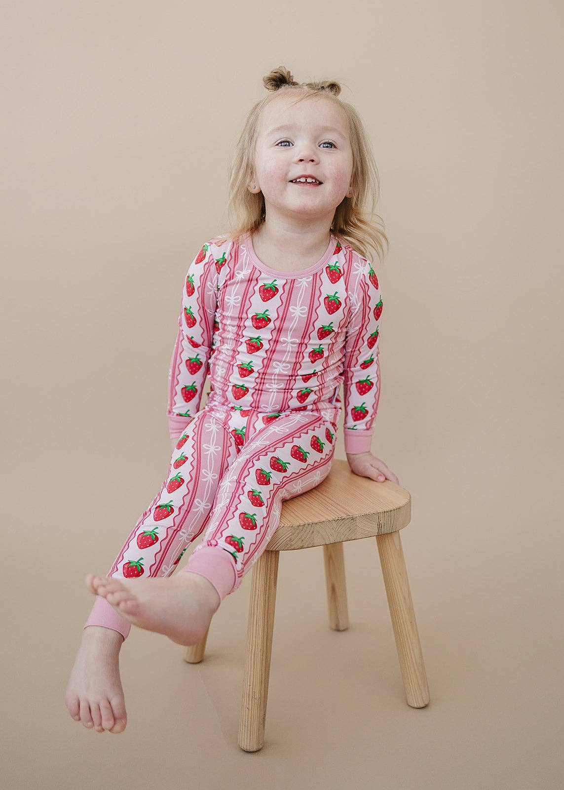 Bamboo Two Piece Set | Strawberry: 18-24M