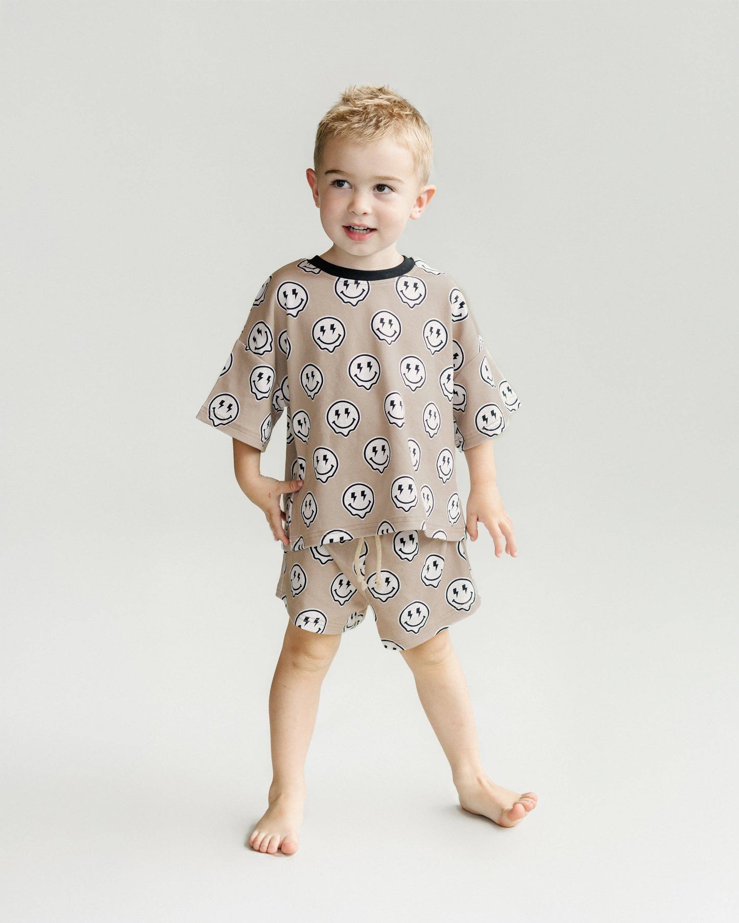 Shorts Set | Electric Drippy: 6-12M