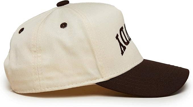 Kids/Baby 2-Tone Cap: Rowdy Upside Down - Brown/Beige: Toddler (12-24 Months)