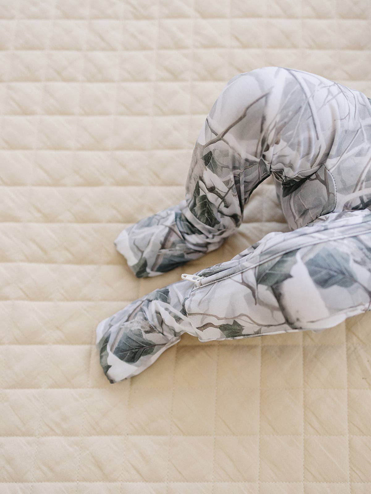 Bamboo Zip Romper | Camo: 6-12M
