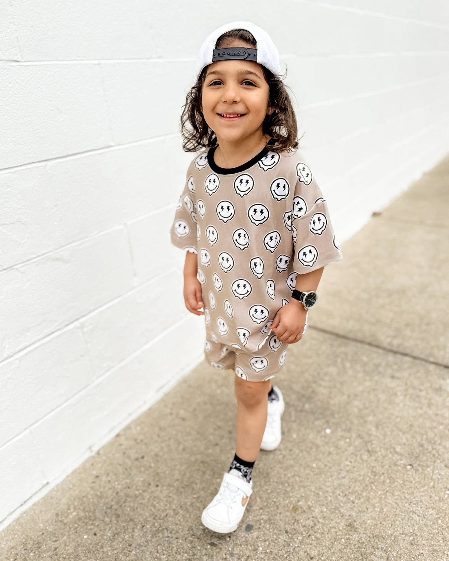 Shorts Set | Electric Drippy: 6-12M