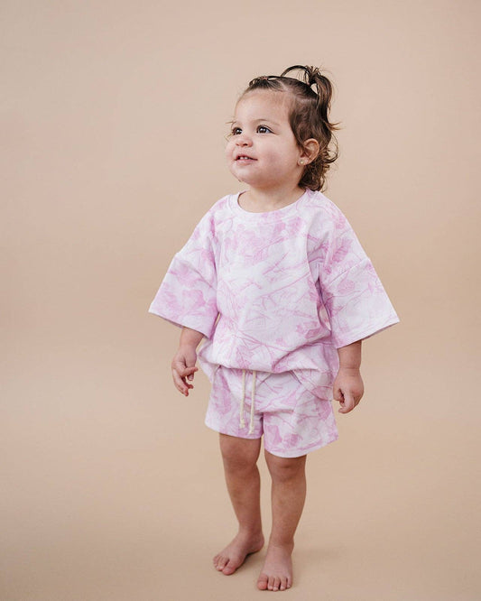 Shorts Set | Pink Camo: 18-24M