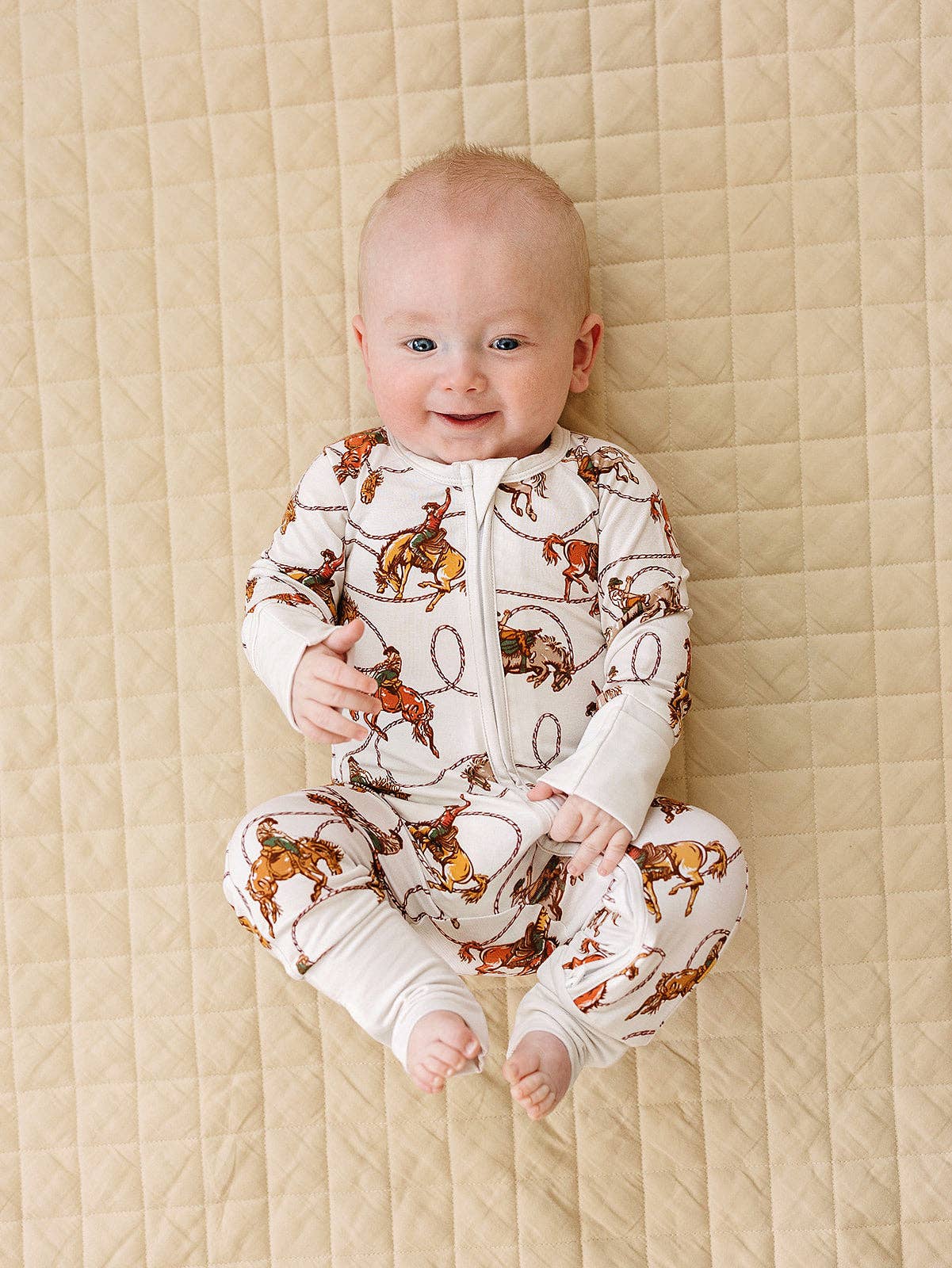 Bamboo Zip Romper | Rodeo Club: 18-24M