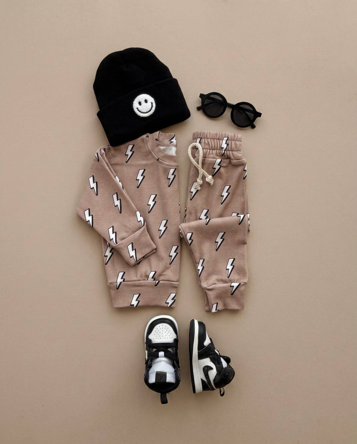 Jogger Set | Electric Beige: 12-18M