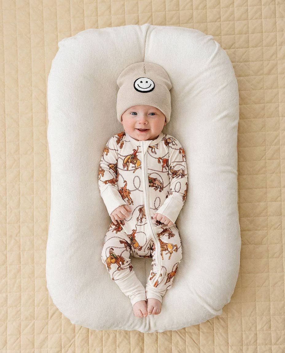 Bamboo Zip Romper | Rodeo Club: 12-18M