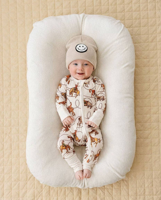Bamboo Zip Romper | Rodeo Club: 12-18M