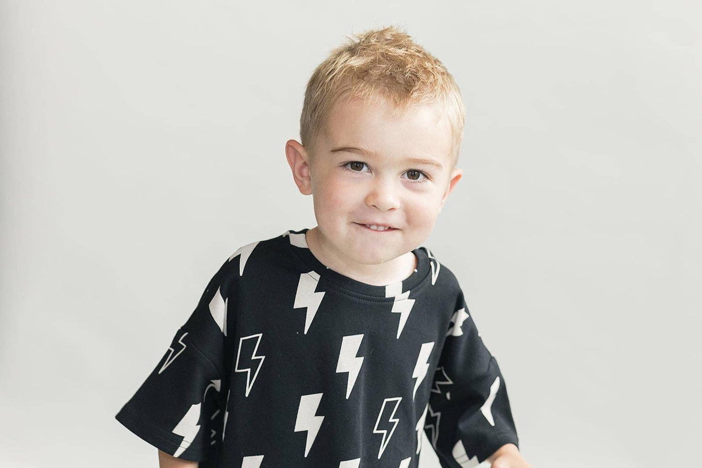Shorts Set | Black Bolts: 12-18M