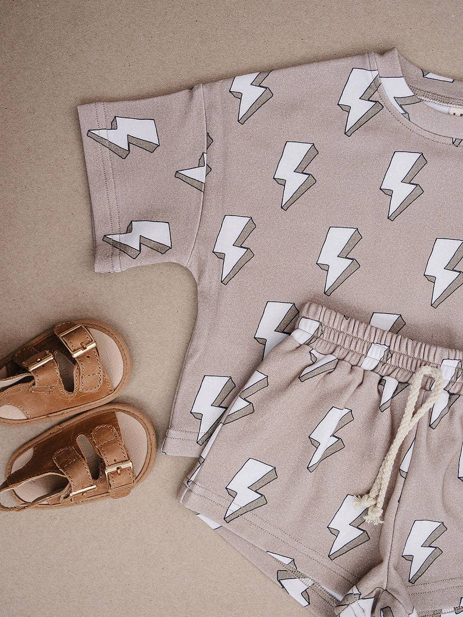 Shorts Set | Electric Beige: 4T