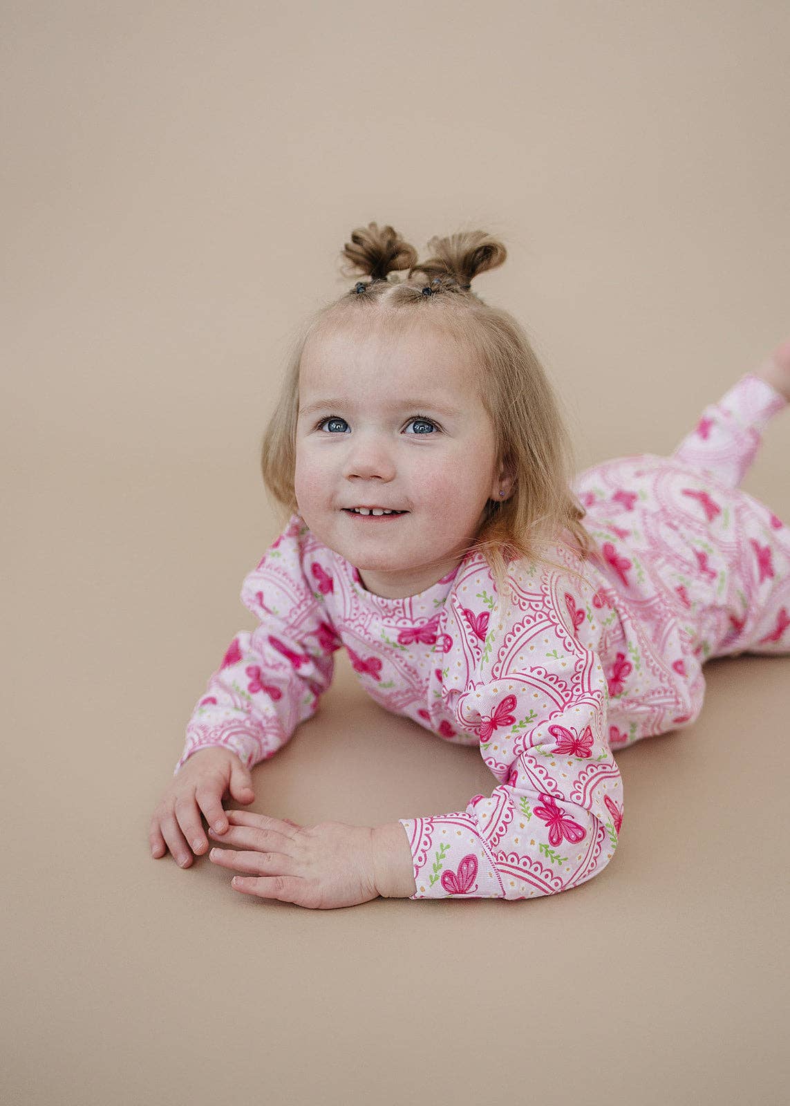 Jogger Set | Pink Butterfly: 2T
