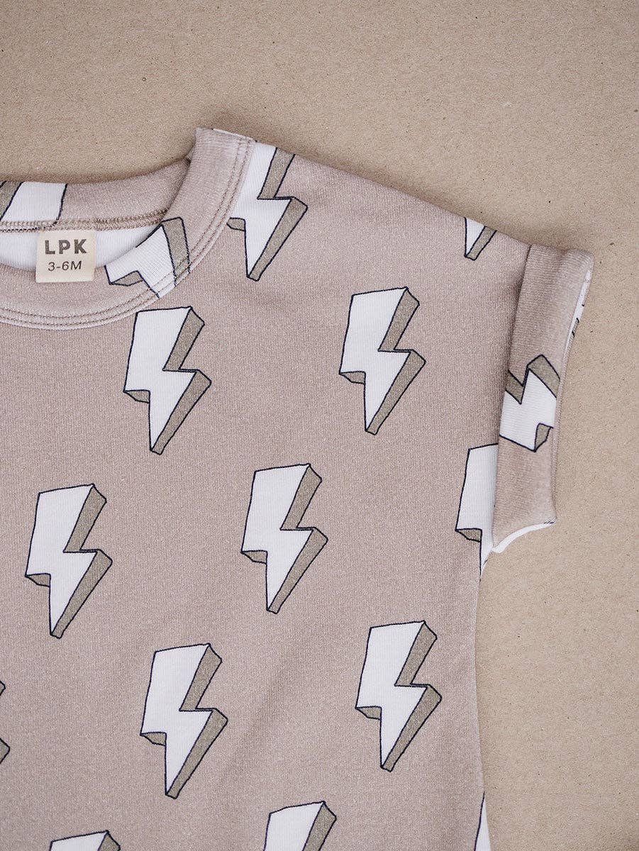 Cotton Romper | Electric Beige: 18-24M