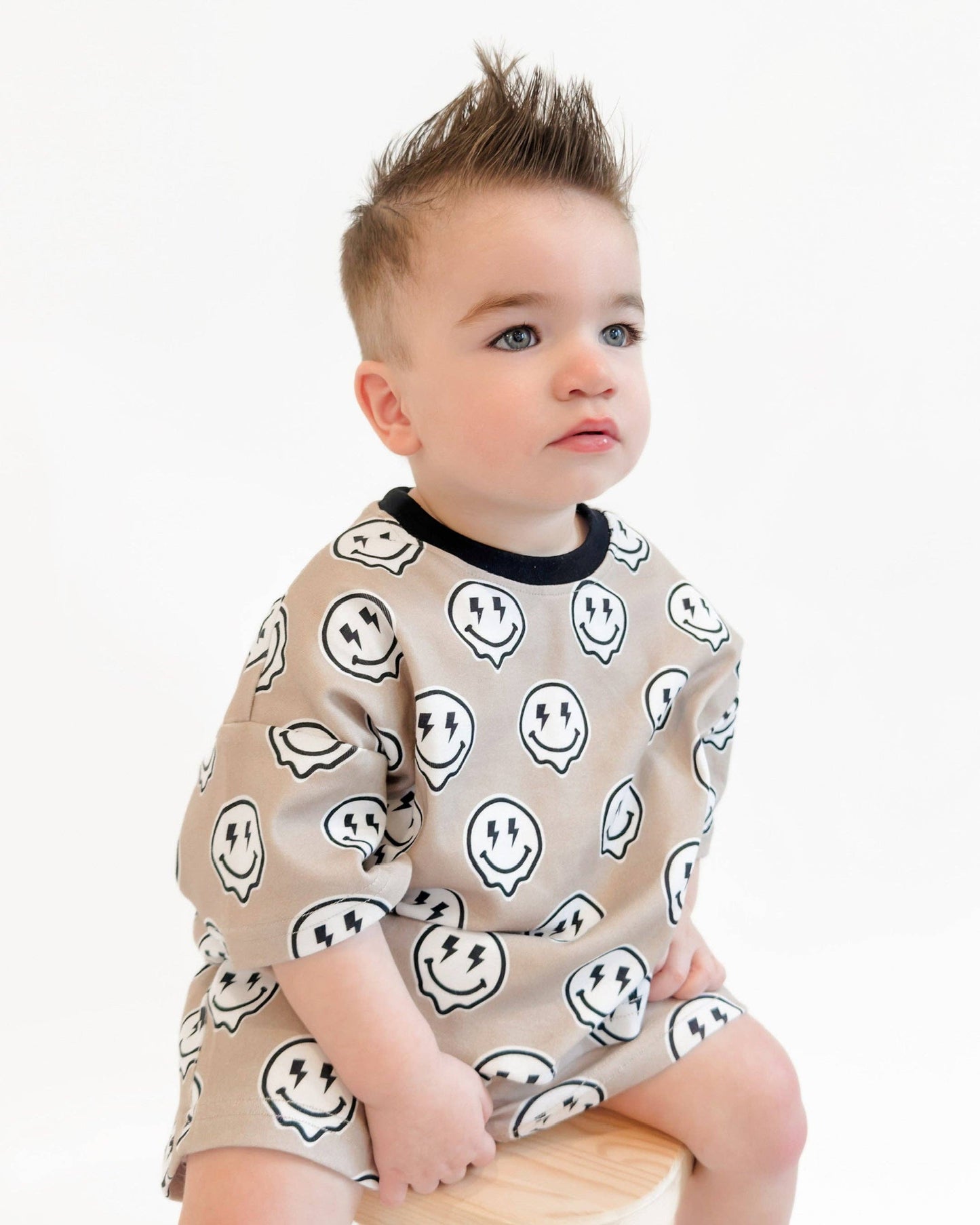 Shorts Set | Electric Drippy: 6-12M