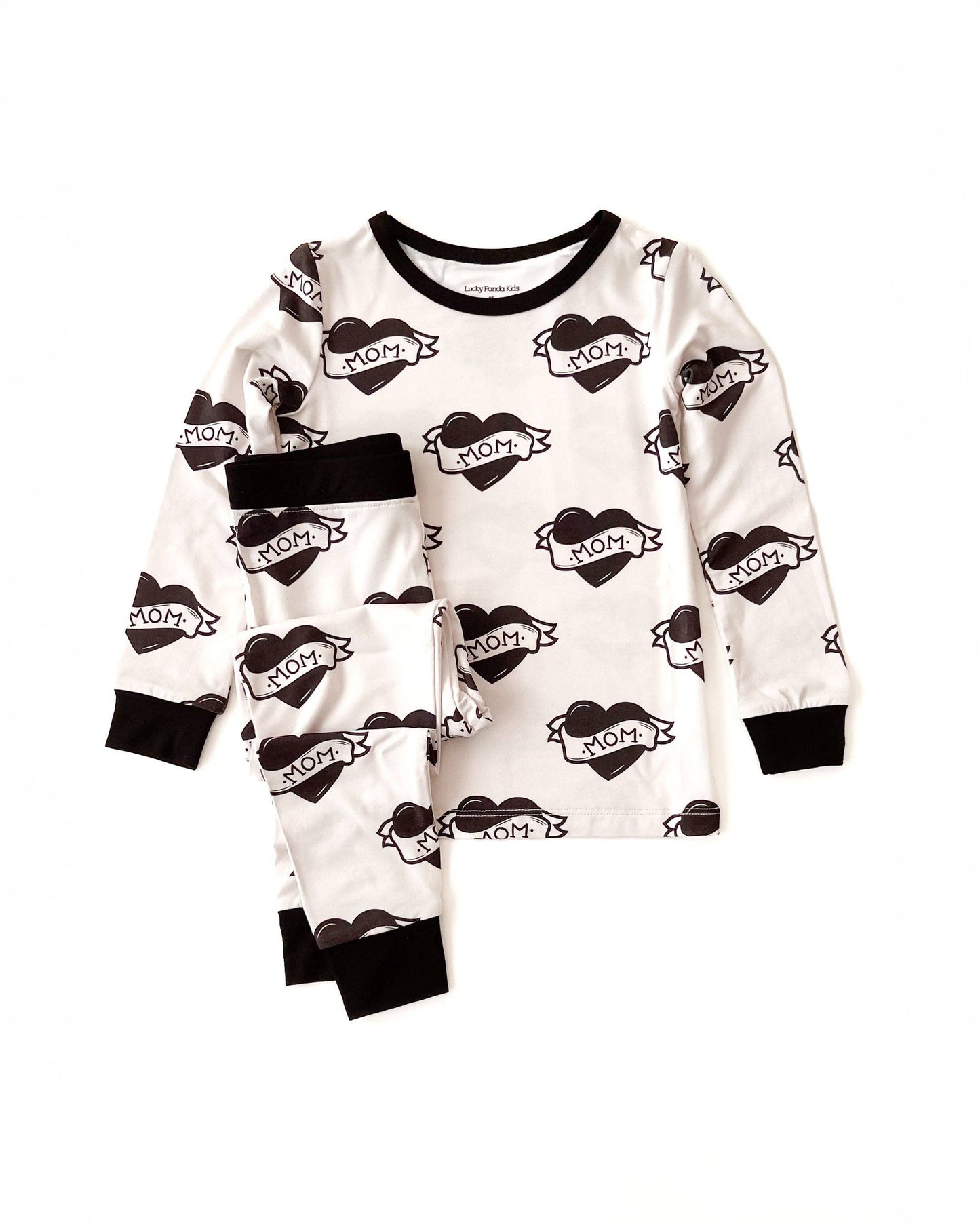 Bamboo Two Piece Set | Mom Tattoo: 3T