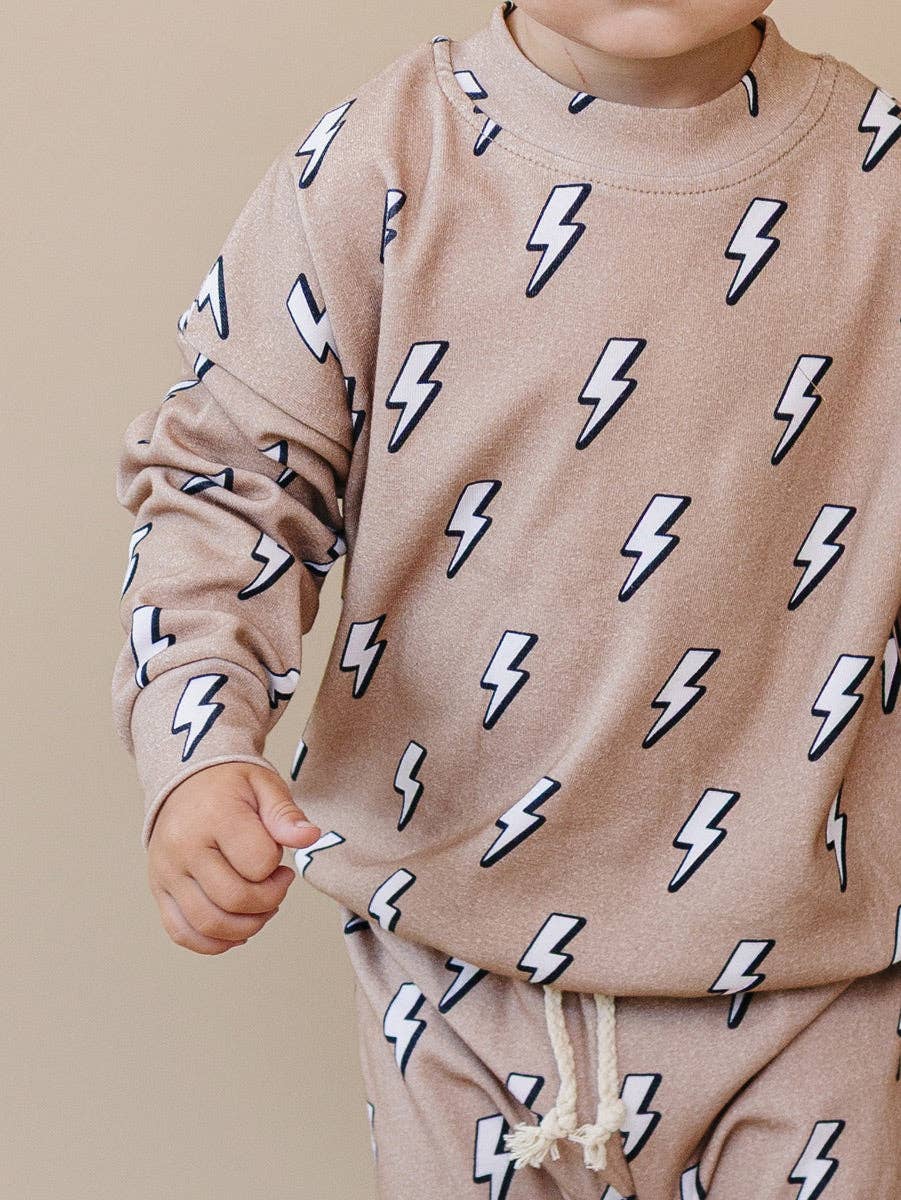Jogger Set | Electric Beige: 12-18M