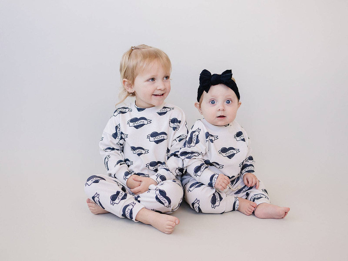 Jogger Set | Mom tattoo: 12-18M