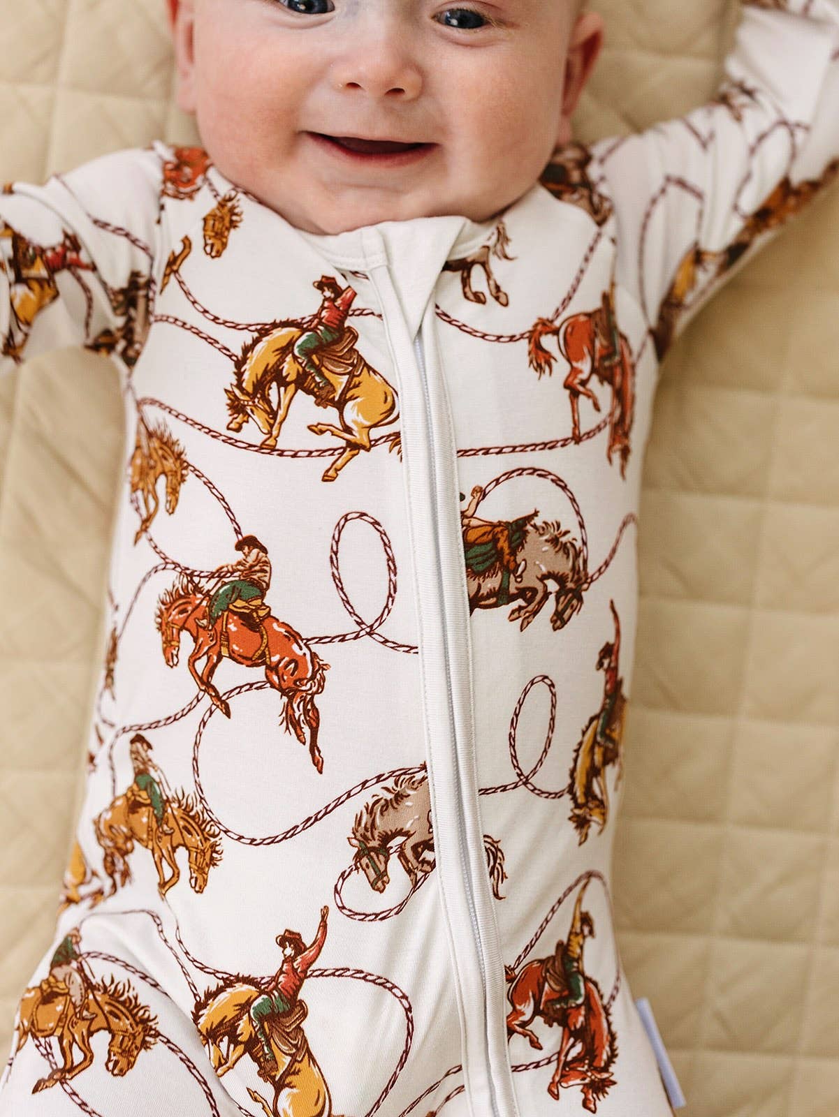 Bamboo Zip Romper | Rodeo Club: 18-24M