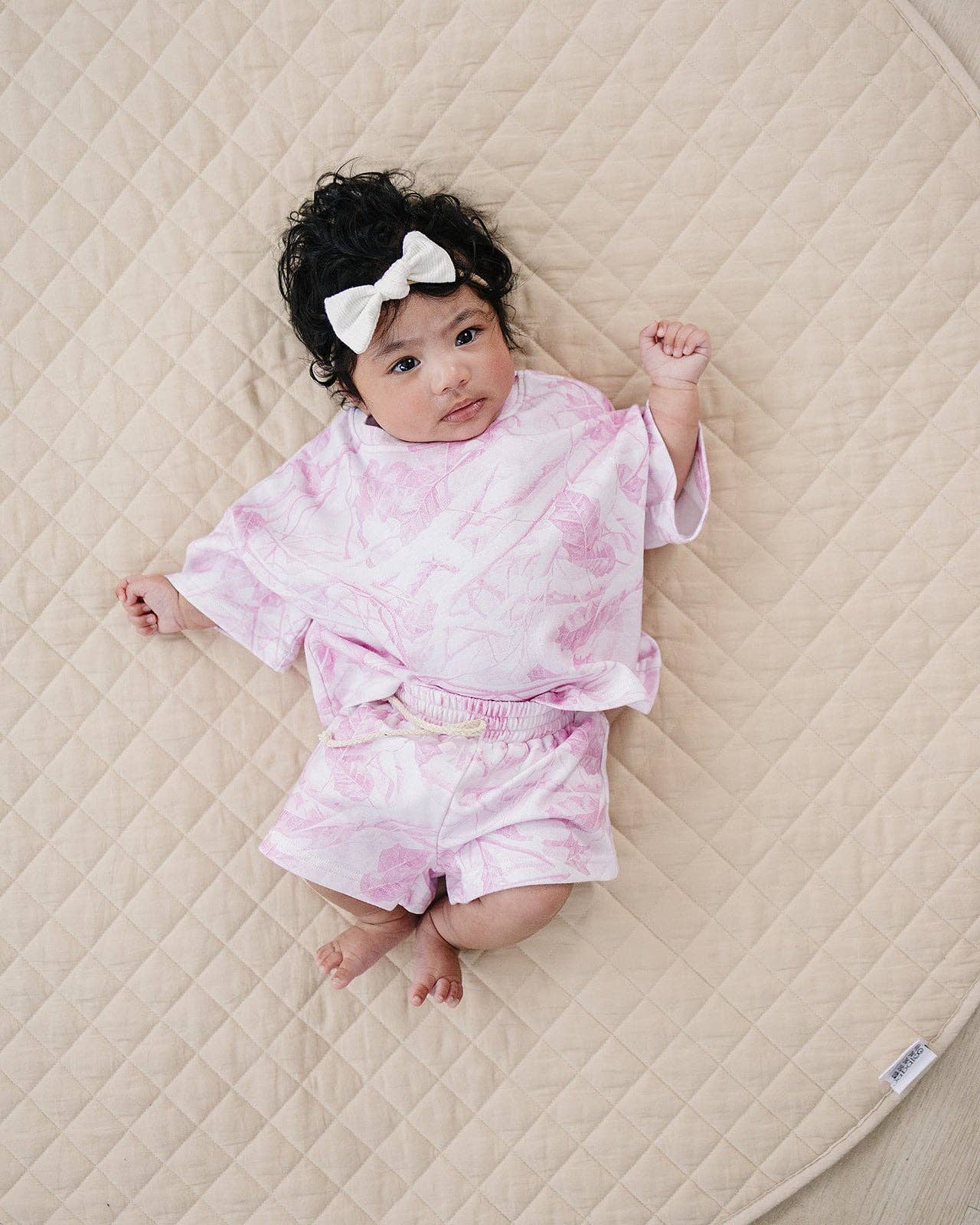 Shorts Set | Pink Camo: 6-12M