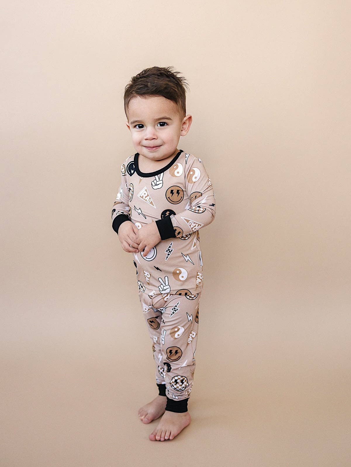Bamboo Two Piece Set | Latte Rad Vibes: 18-24M