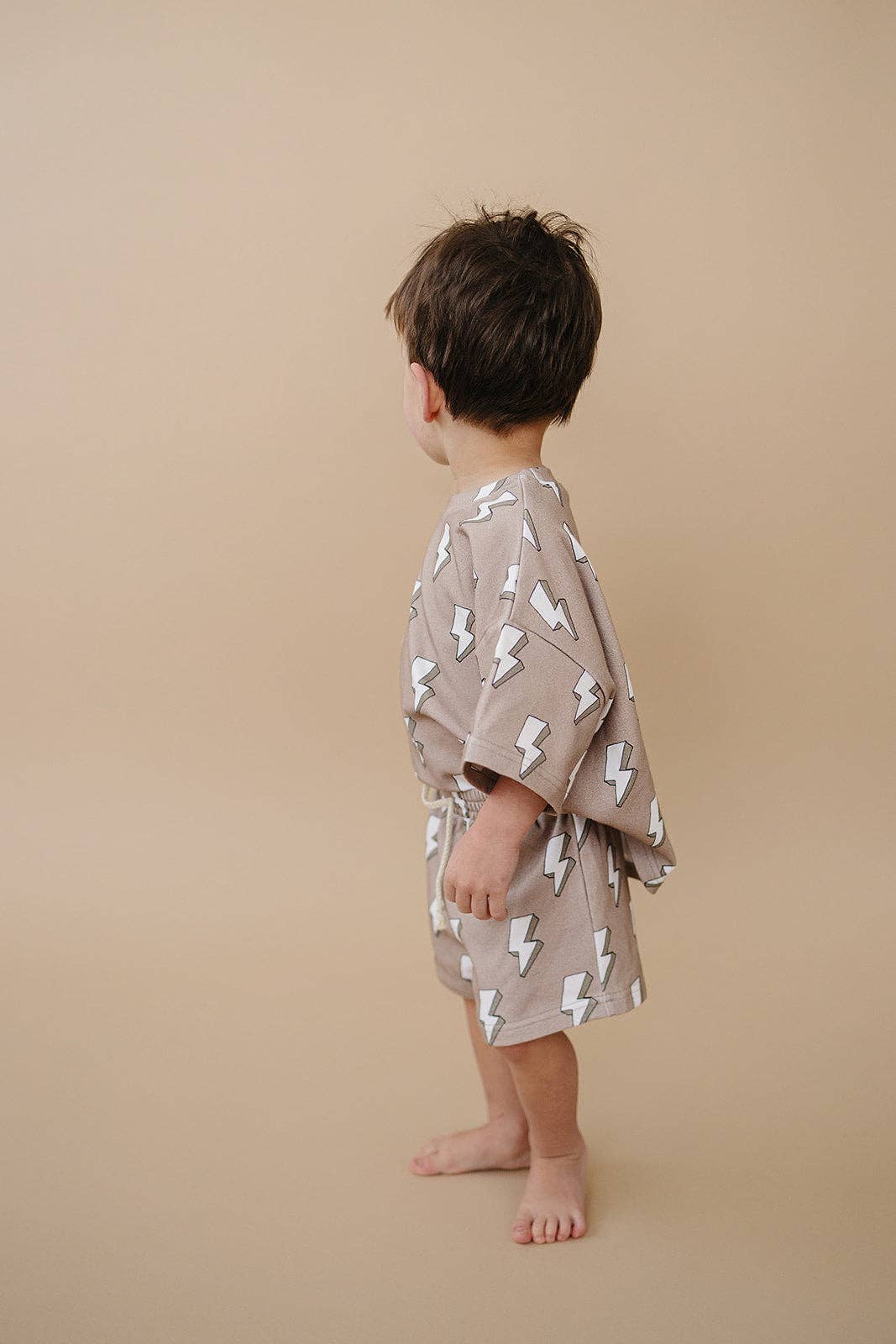 Shorts Set | Electric Beige: 12-18M