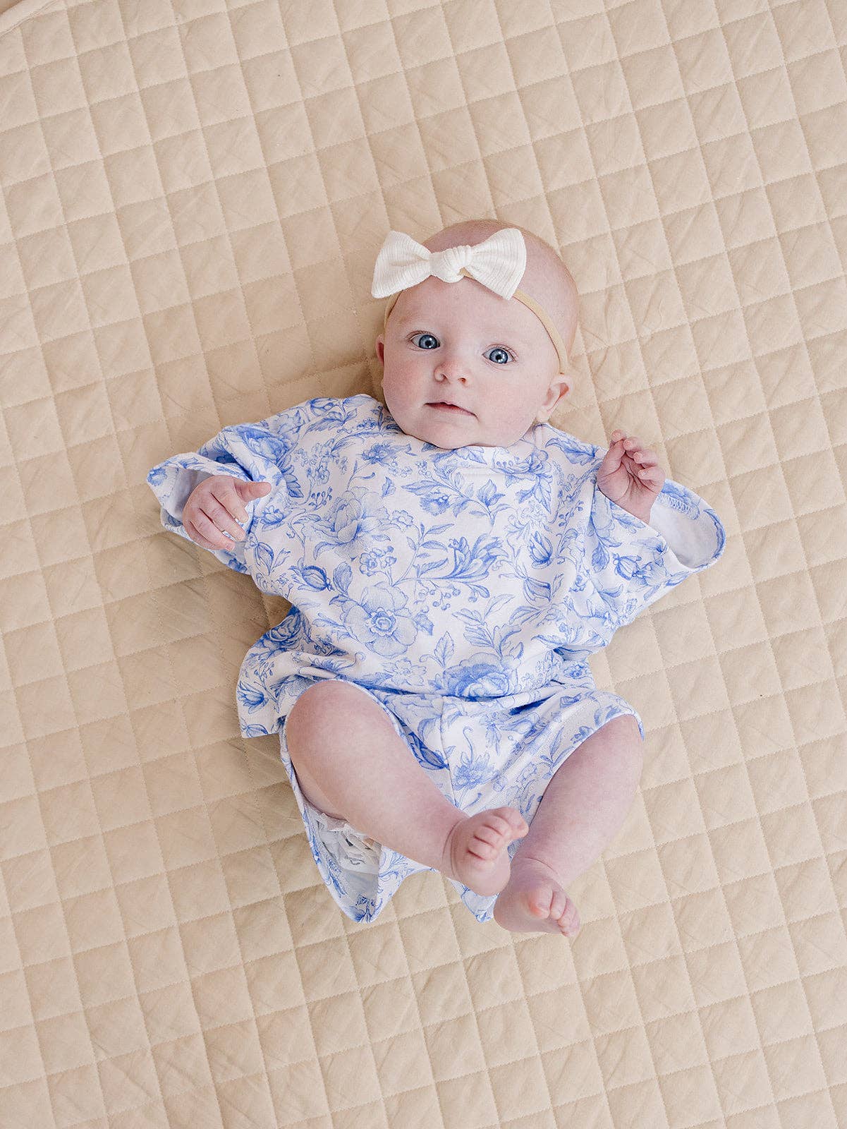 Shorts Set | Blue Flowers: 18-24M