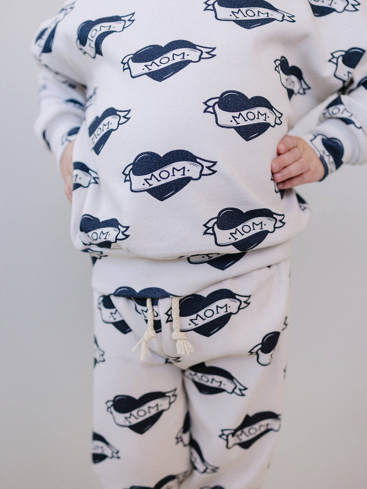 Jogger Set | Mom tattoo: 12-18M