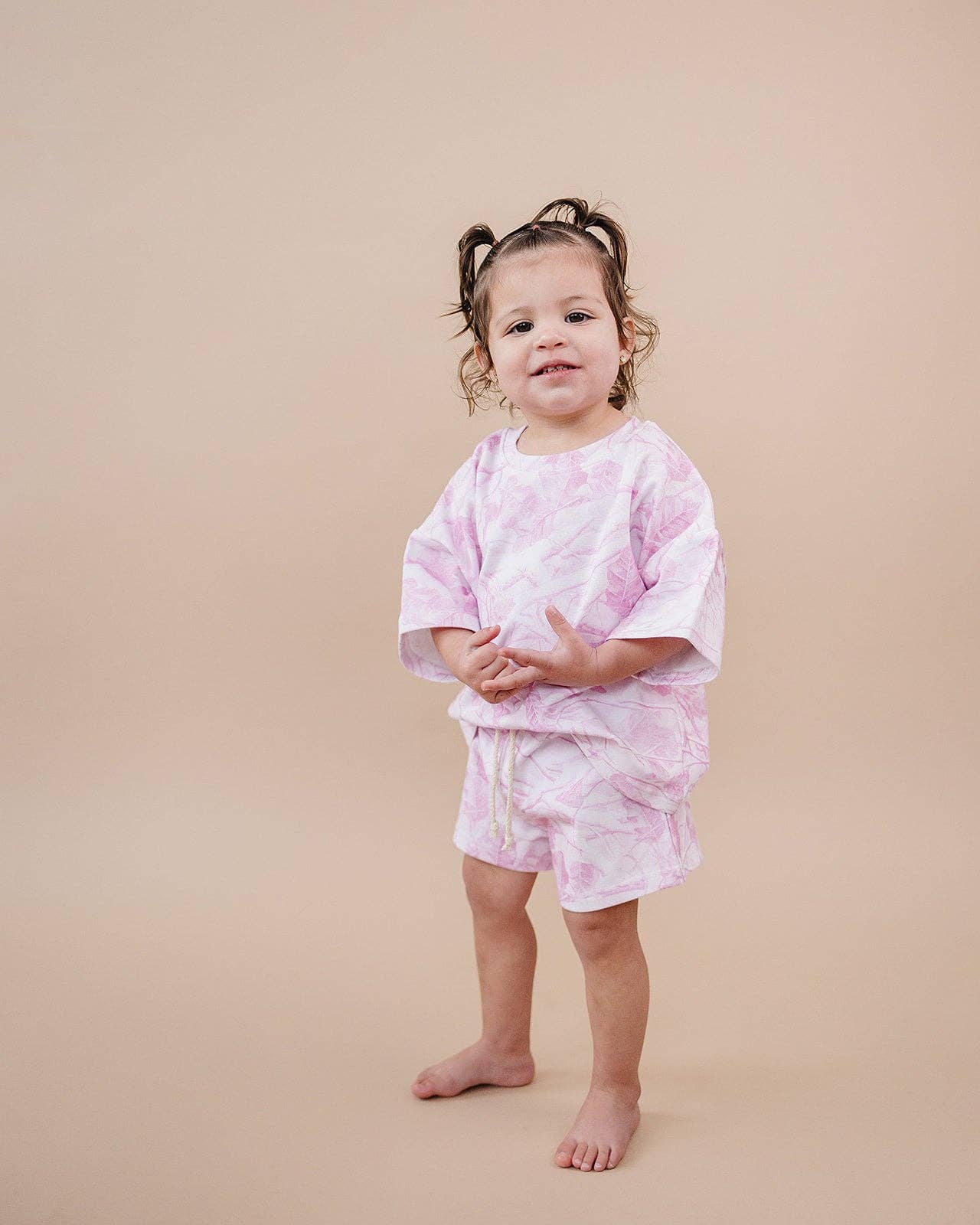 Shorts Set | Pink Camo: 18-24M