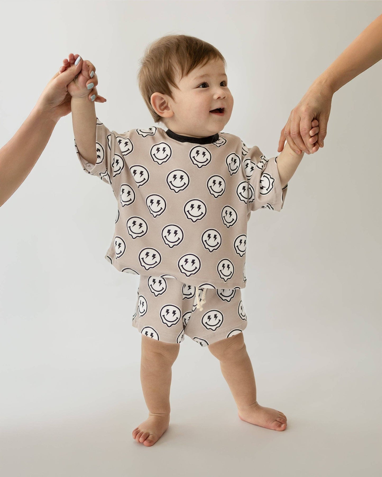 Shorts Set | Electric Drippy: 6-12M