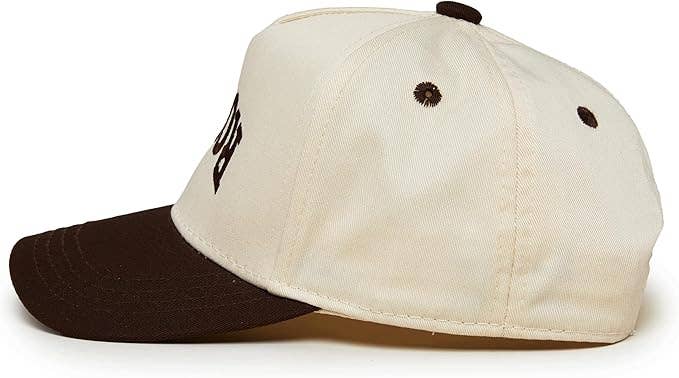 Kids/Baby 2-Tone Cap: Rowdy Upside Down - Brown/Beige: Toddler (12-24 Months)