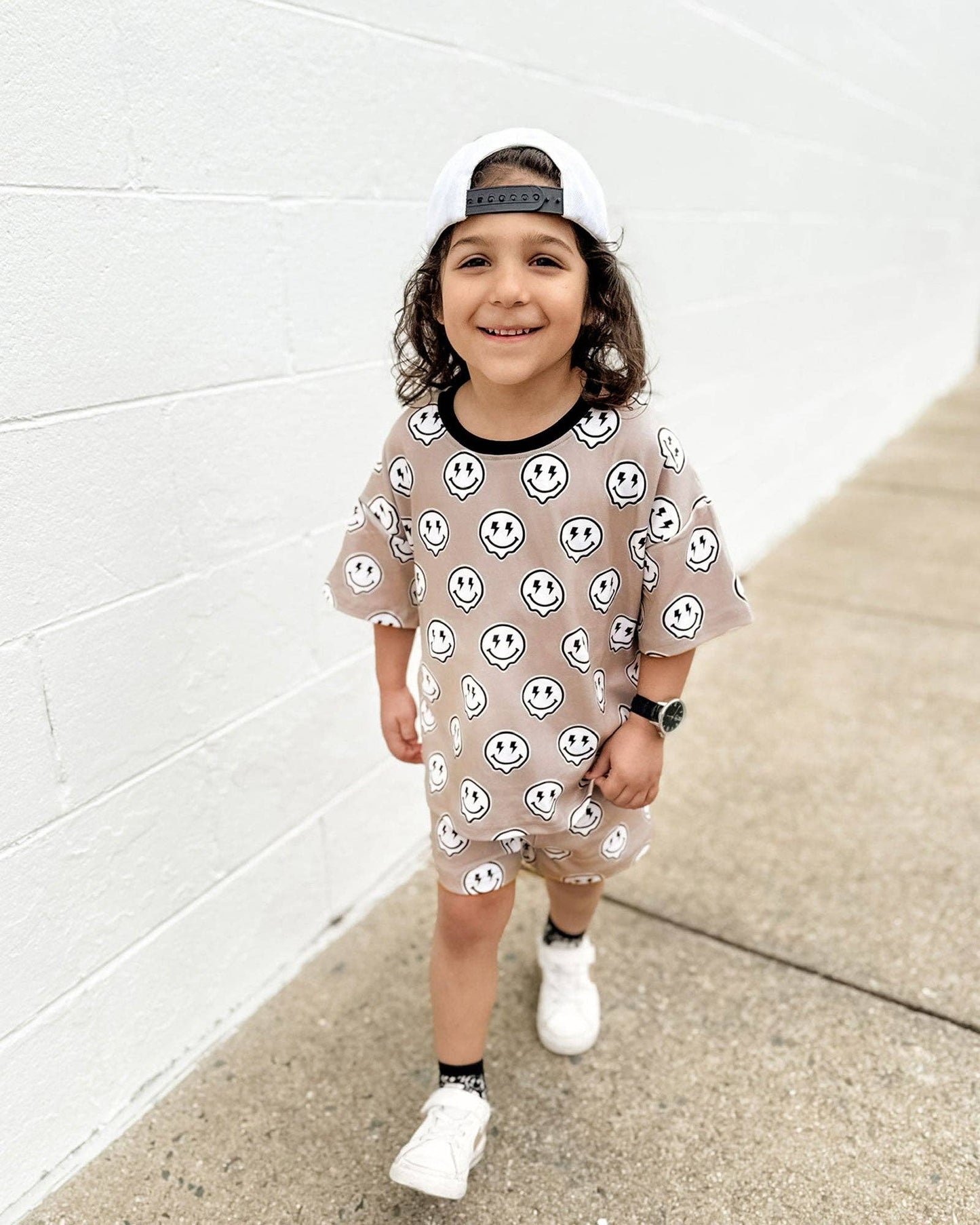 Shorts Set | Electric Drippy: 6-12M