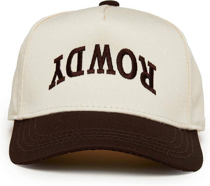 Kids/Baby 2-Tone Cap: Rowdy Upside Down - Brown/Beige: Toddler (12-24 Months)