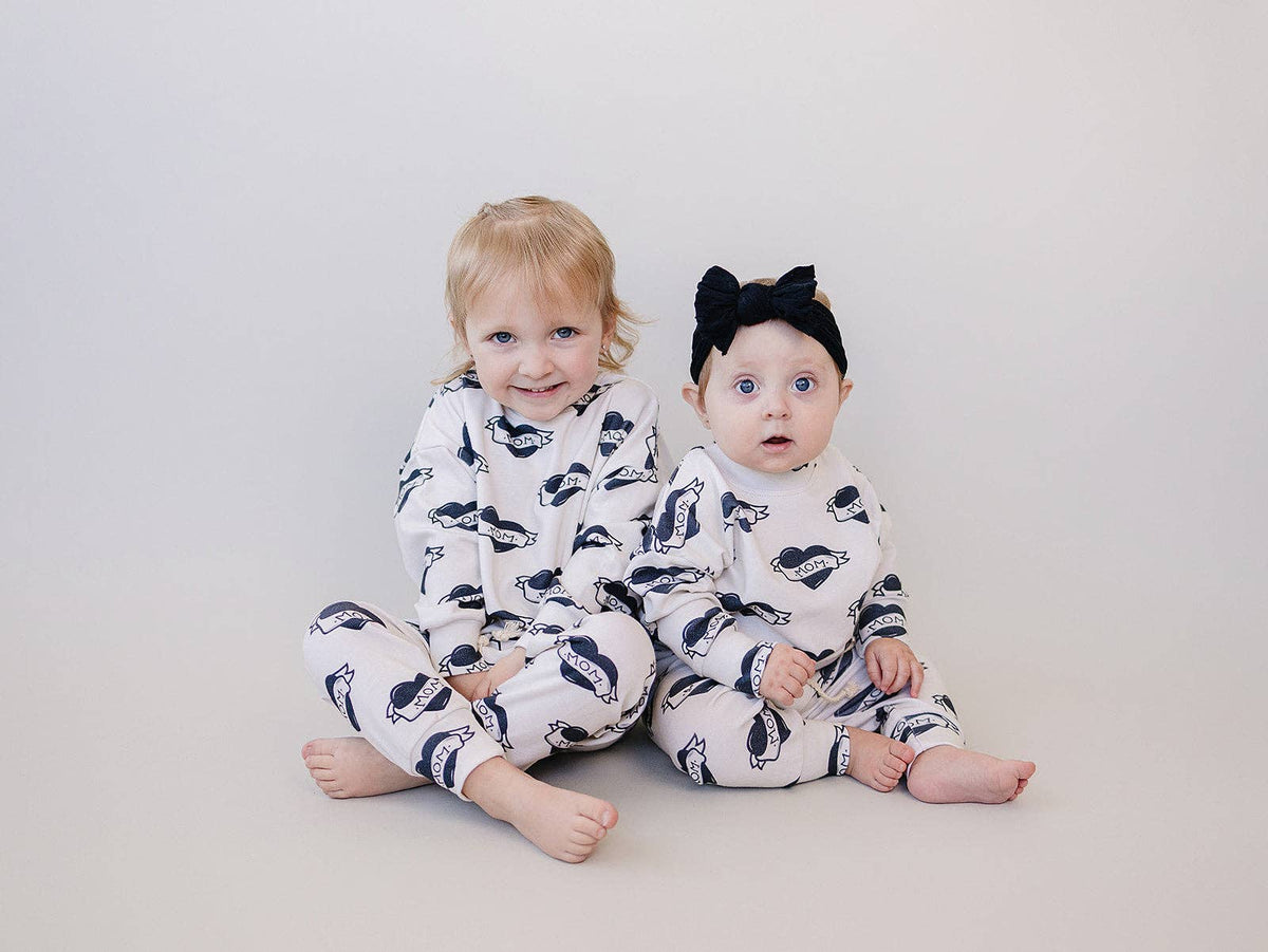 Jogger Set | Mom tattoo: 12-18M