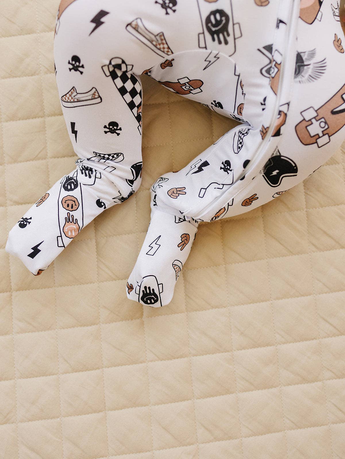 Bamboo Zip Romper | Sk8er