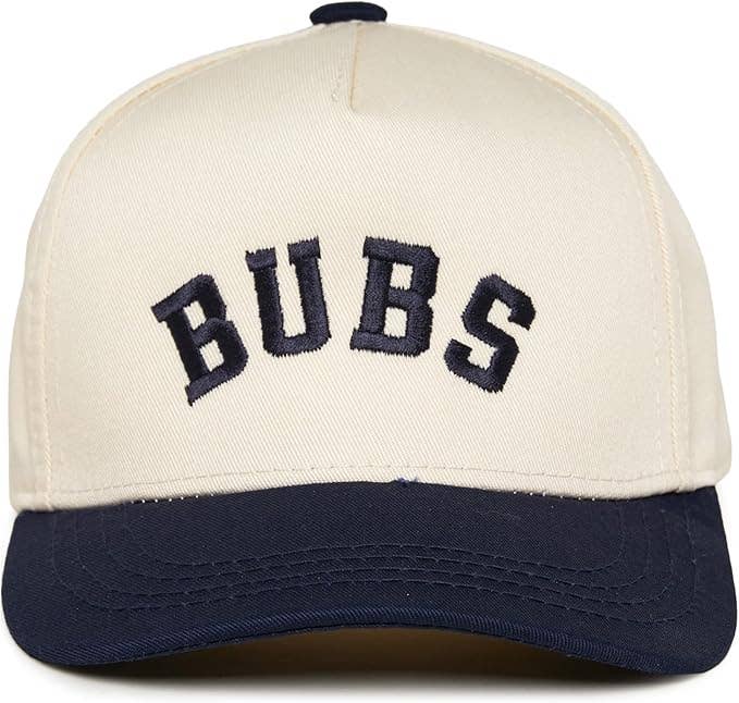 Kids/Baby Two Tone Vintage Cap - Bubs (Navy/Beige): Toddler (12-24 Months)