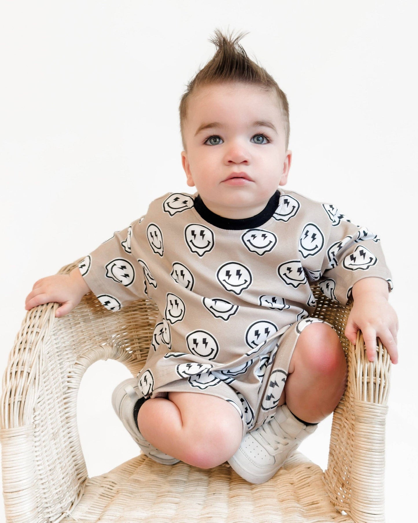Shorts Set | Electric Drippy: 6-12M
