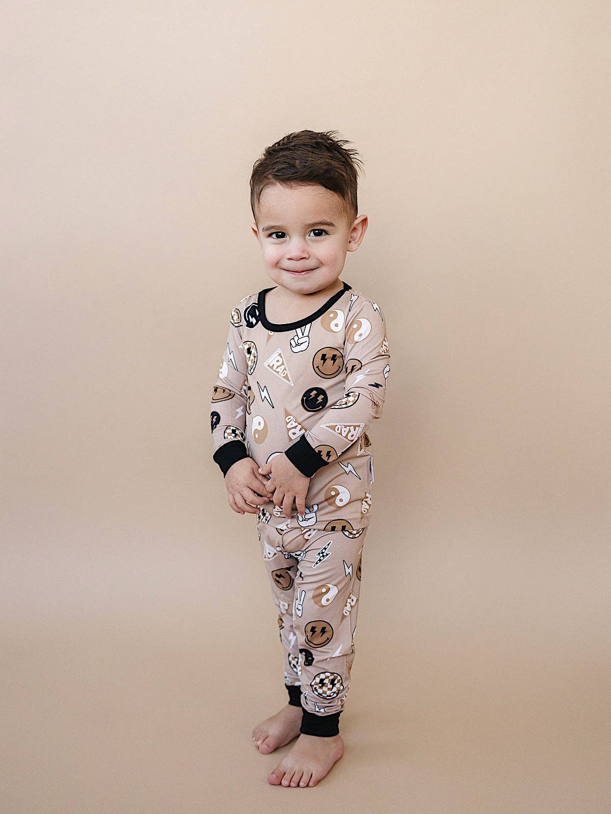 Bamboo Two Piece Set | Latte Rad Vibes: 18-24M