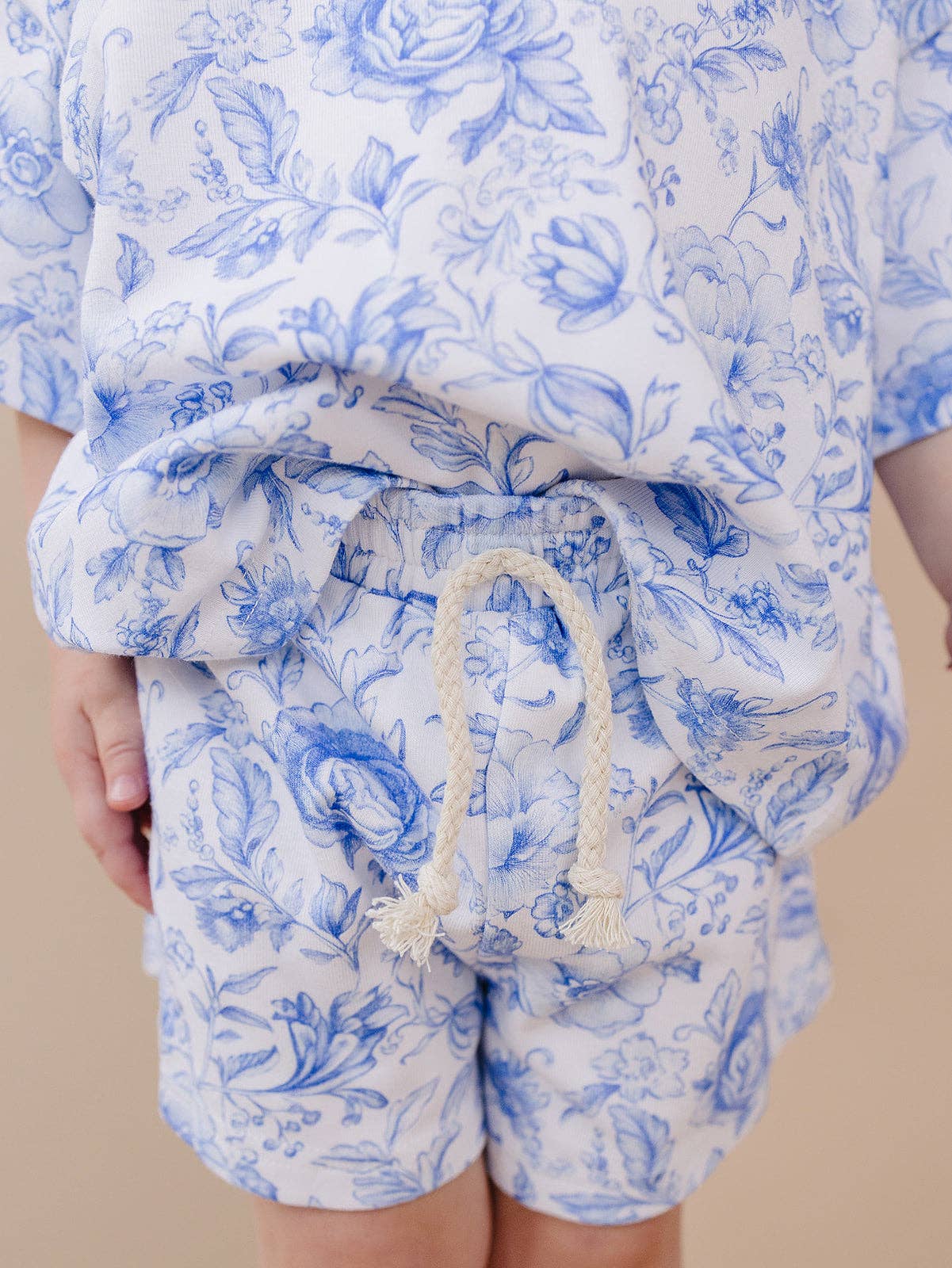 Shorts Set | Blue Flowers: 12-18M