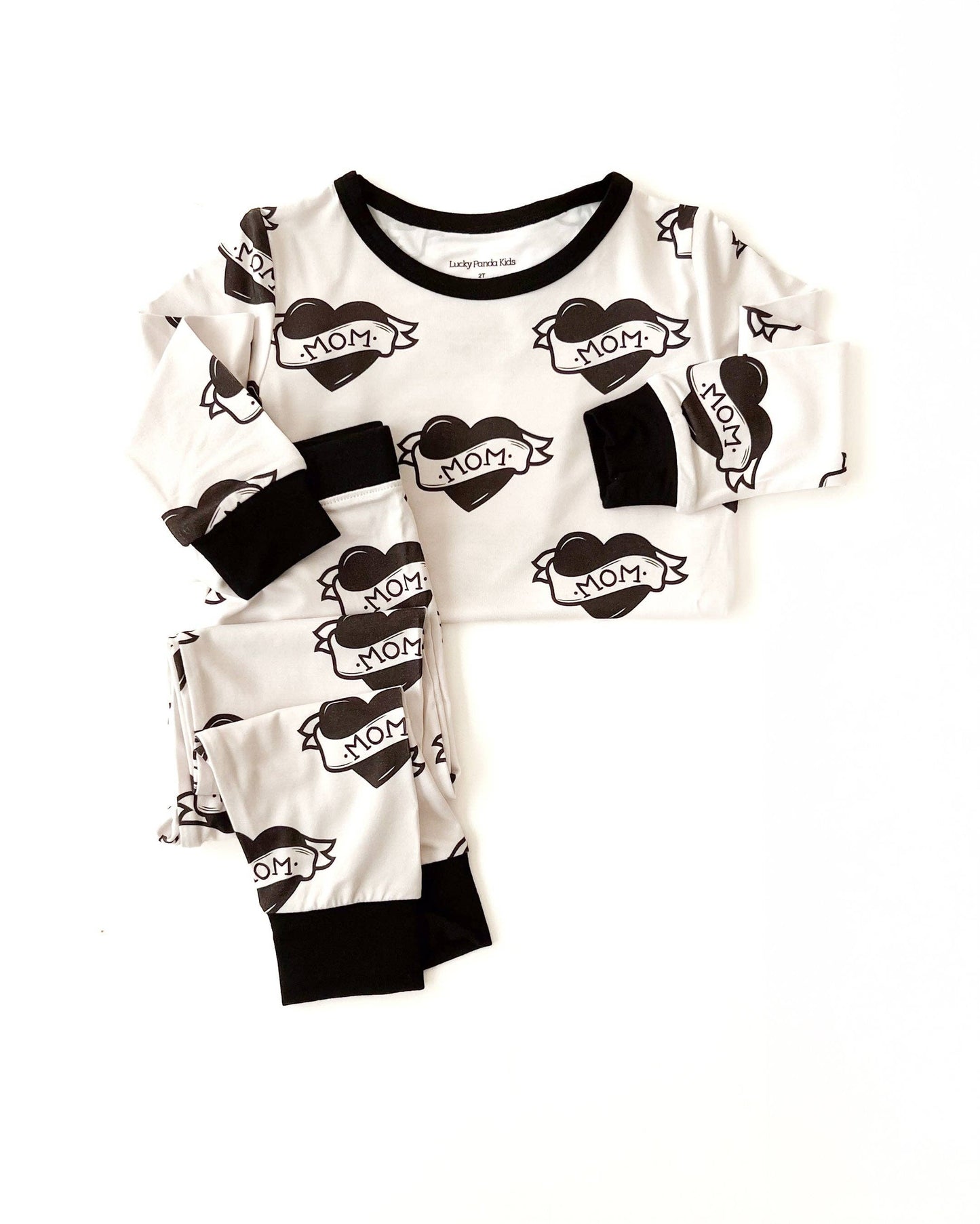 Bamboo Two Piece Set | Mom Tattoo: 3T