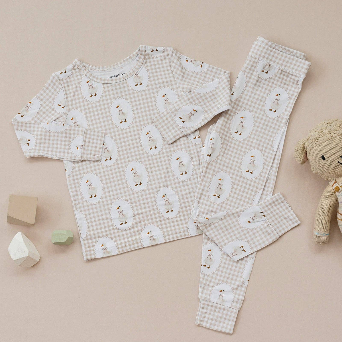 Bamboo Two Piece Set | Gingham & Goose: 2T