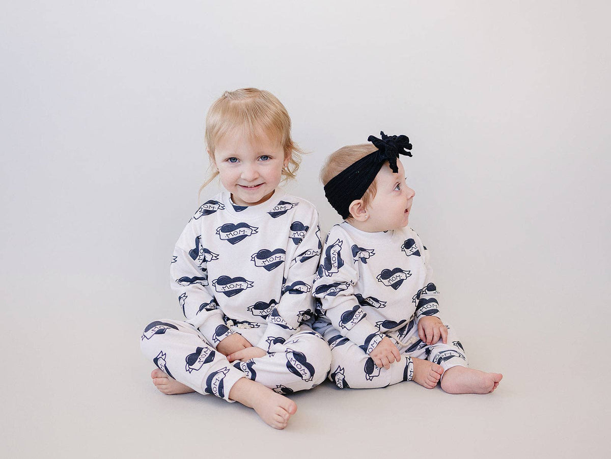 Jogger Set | Mom tattoo: 12-18M
