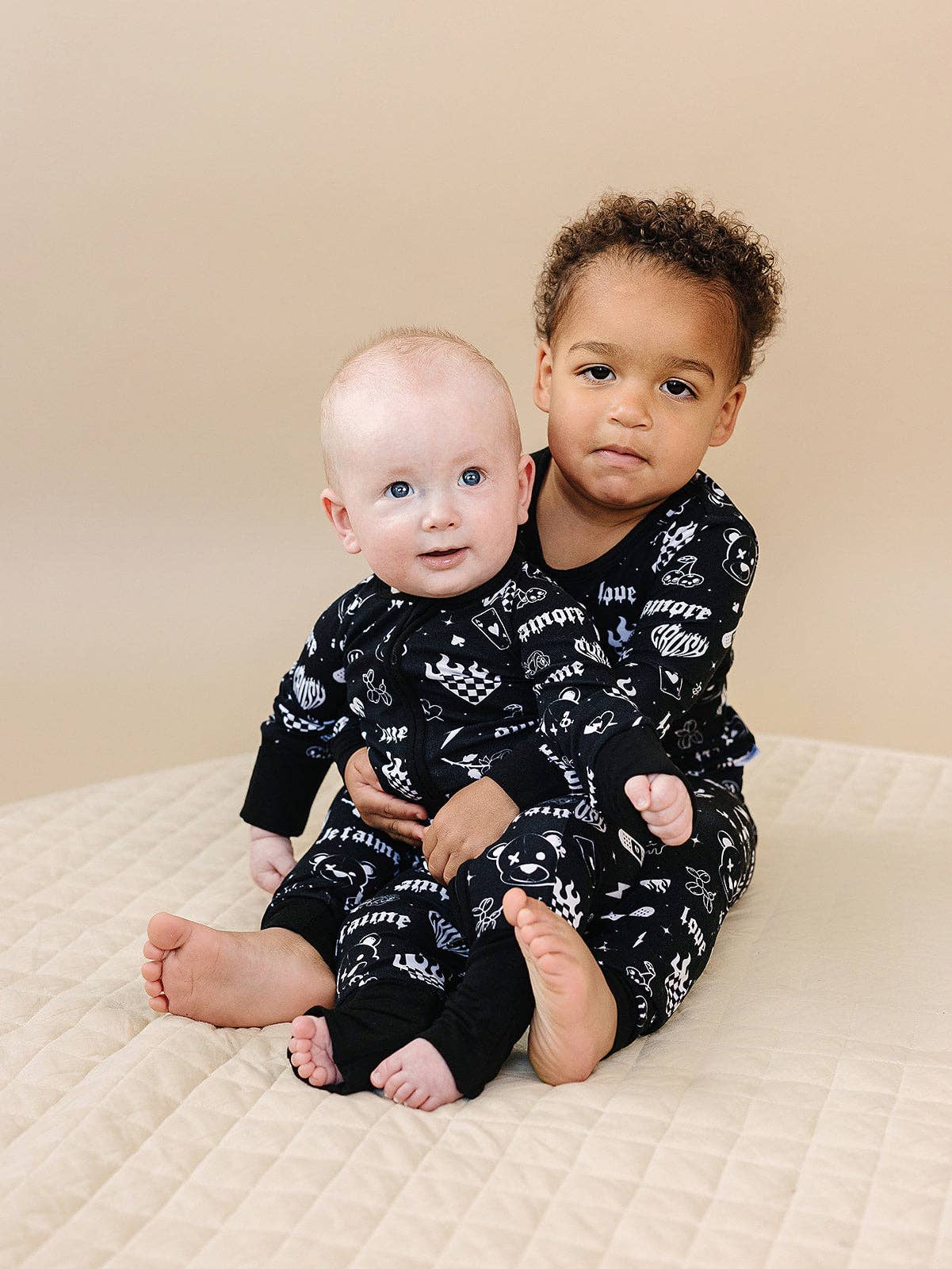 Bamboo Zip Romper | Wild Heart: 6-12M