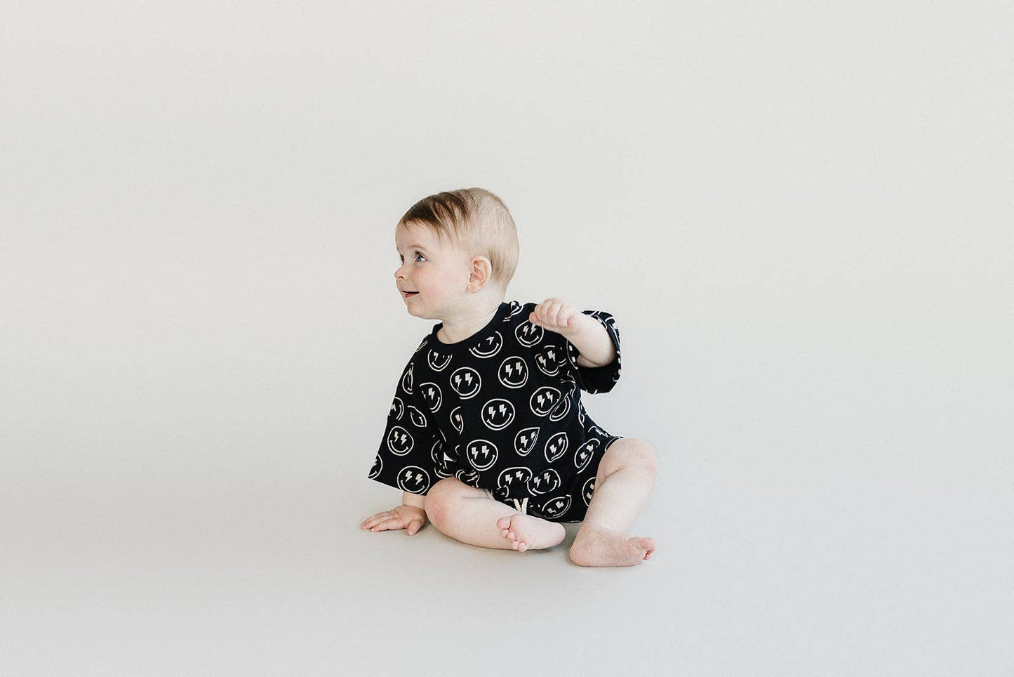 Shorts Set | Electric Smiley: 3T