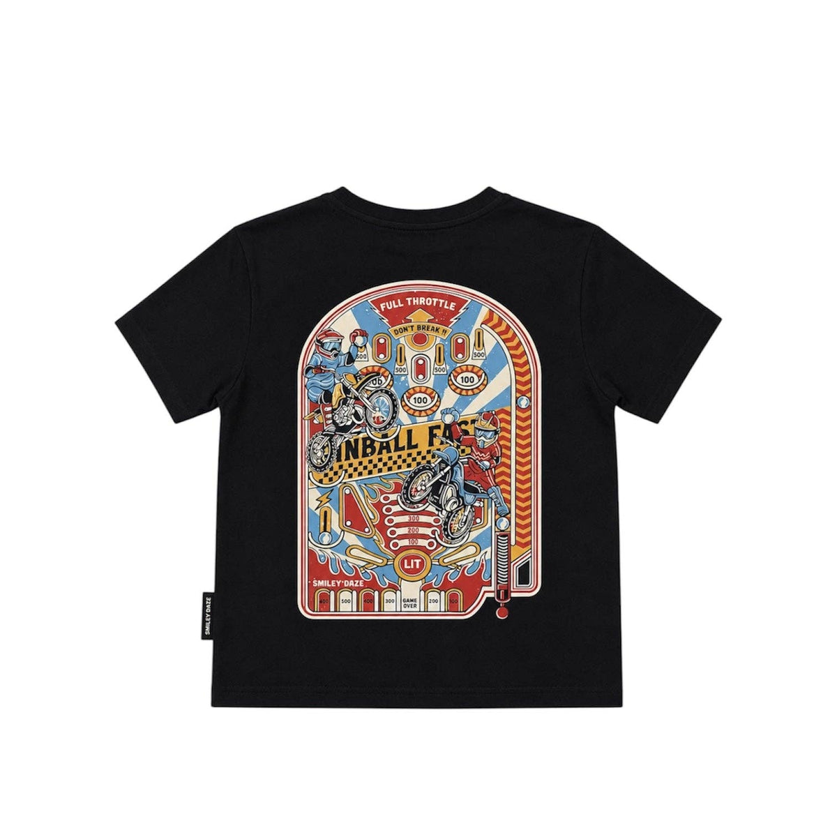 PINBALL FAST • BAMBOO TEE: 12/18m