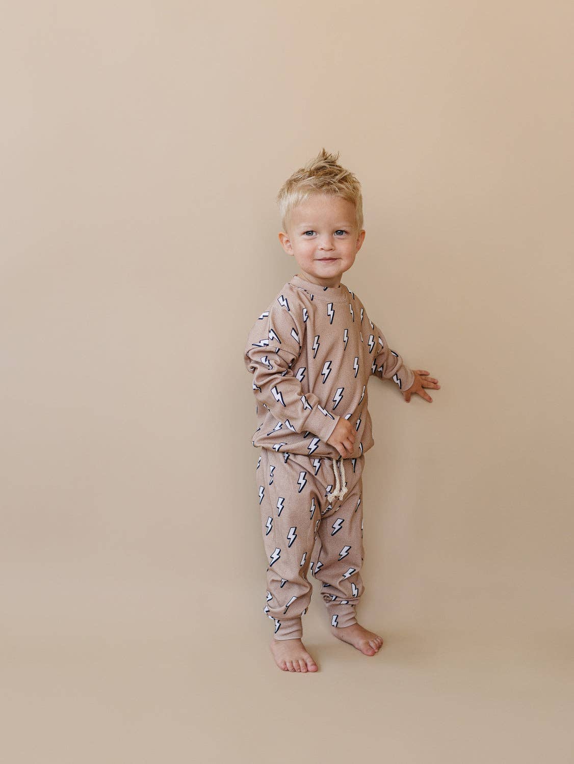 Jogger Set | Electric Beige: 18-24M