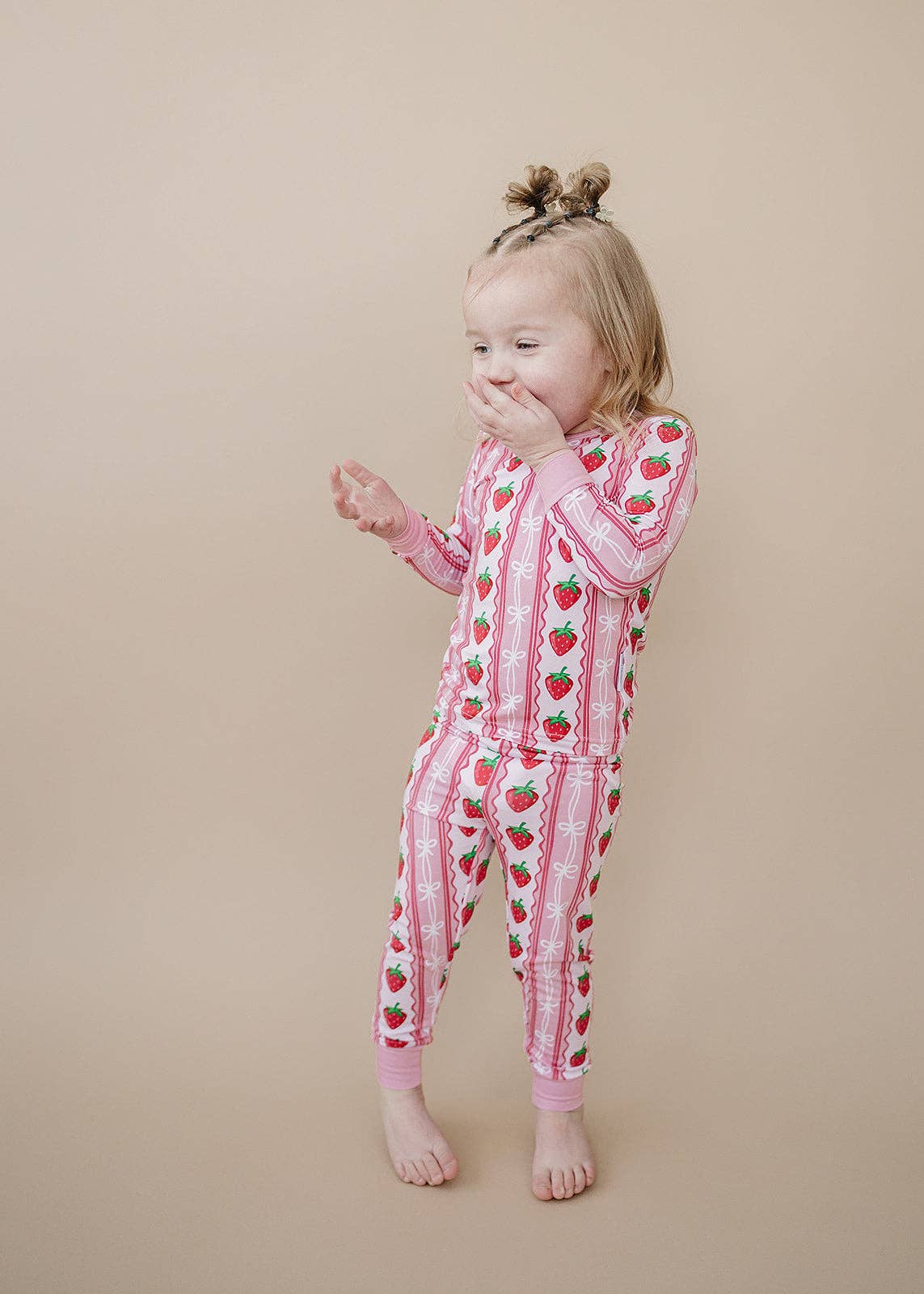 Bamboo Two Piece Set | Strawberry: 18-24M