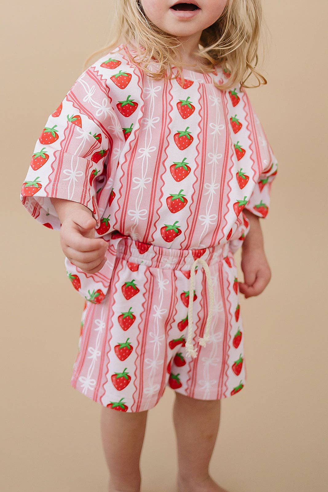 Shorts Set | Strawberry: 12-18M