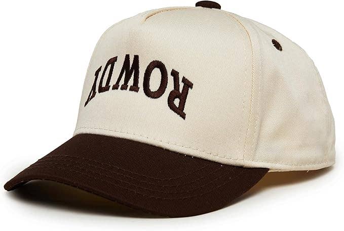 Kids/Baby 2-Tone Cap: Rowdy Upside Down - Brown/Beige: Toddler (12-24 Months)